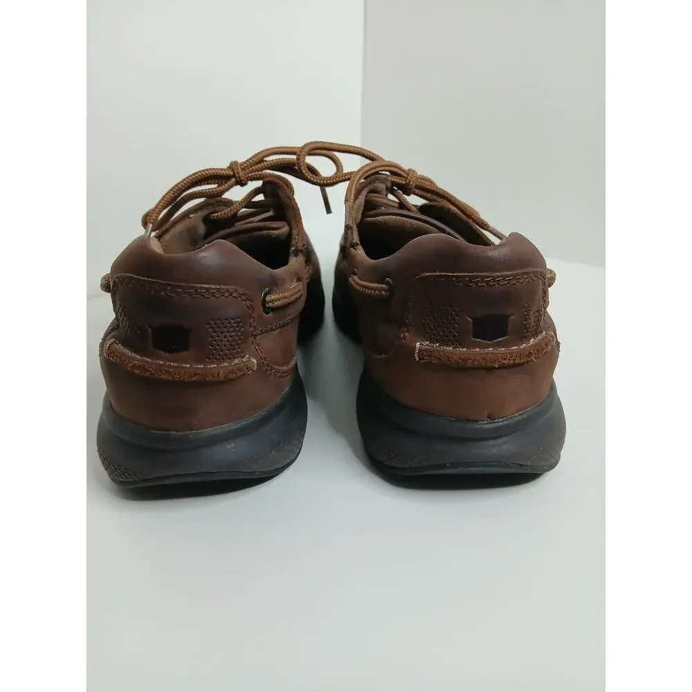 Florsheim Men’s Bayside STEEL TOE Work Shoes Sz 8 D Leather FS2326